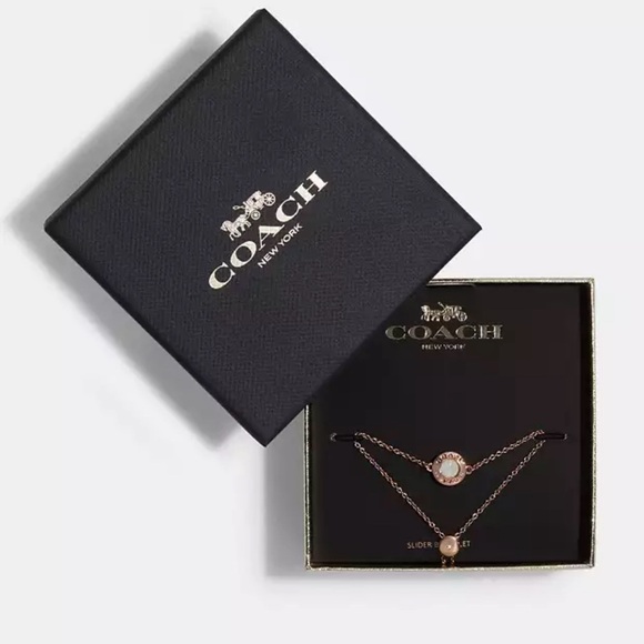 Coach Open Circle Slider Bracelet - Picture 1 of 1